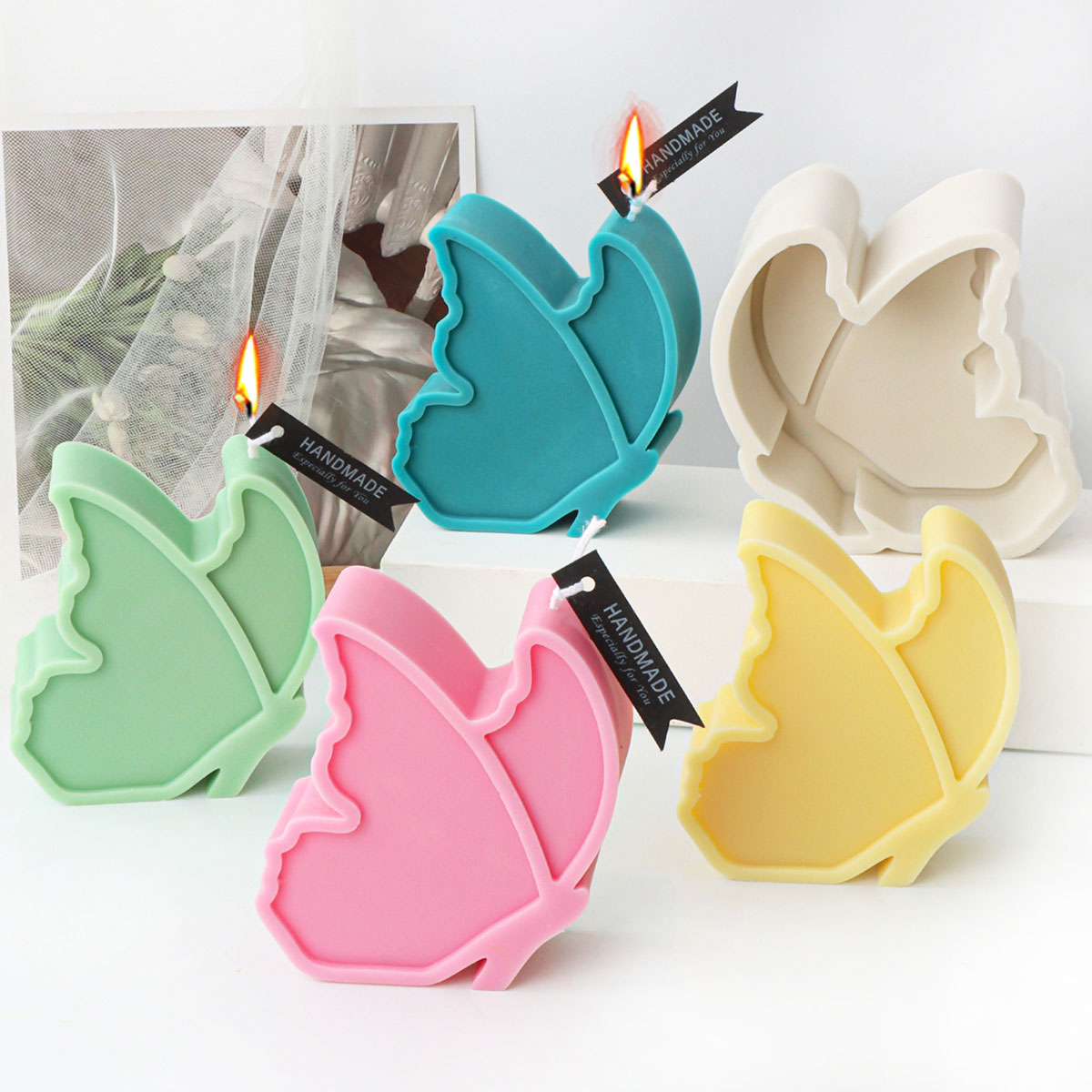 Soap Making Diy Kit - Creative Butterfly Silicone Candle Mould DIY
