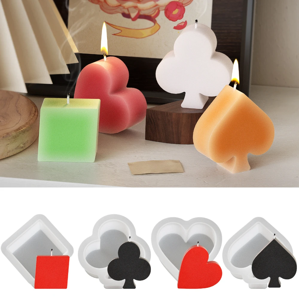 Easy Demold Poker Symbol Silic - огляд і ціна Soap Making Gifts