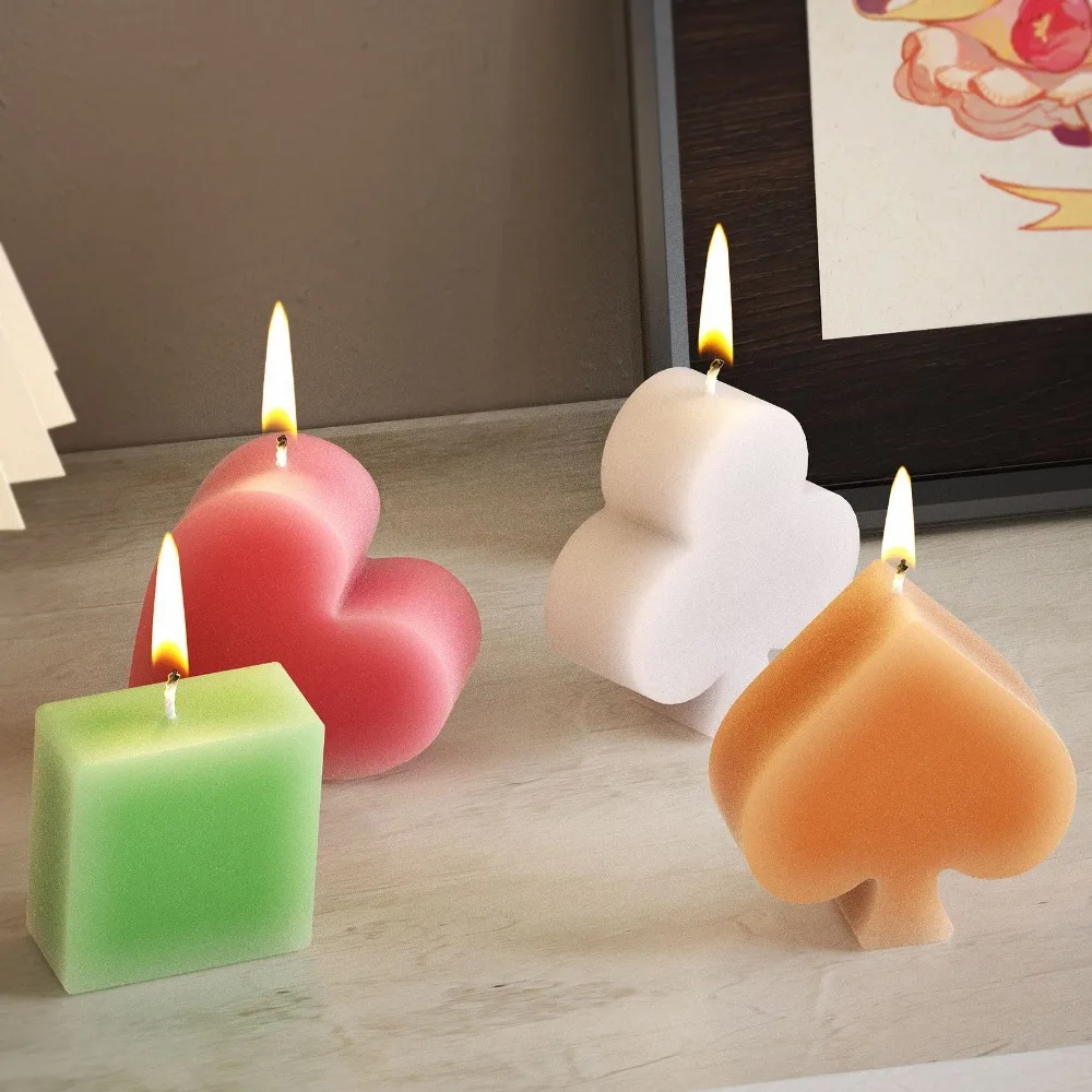 Easy Demold Poker Symbol Silic - огляд і ціна Soap Making Gifts