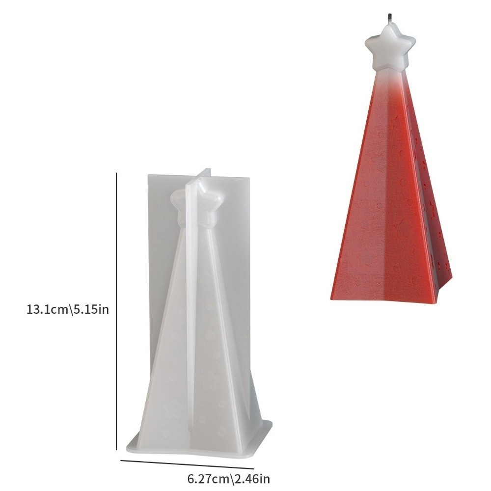 Silicone Christmas Cone Candle - огляд і ціна Soap Making Diy Kit