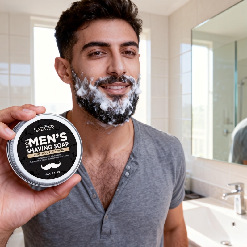 60g Men's Shaving Soap Contain - огляд і ціна Soap Making Ins