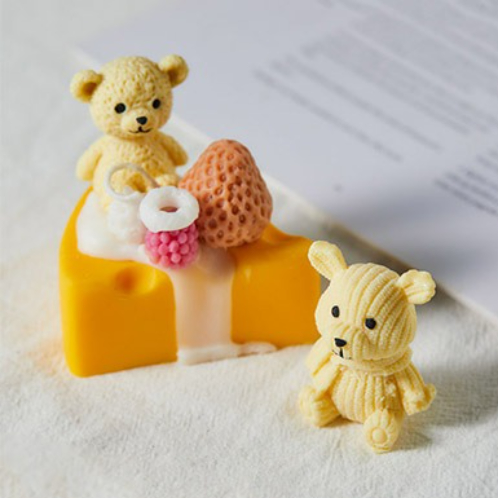 Easy Demold Teddy Bear Silicon - огляд і ціна Soap Making Gifts