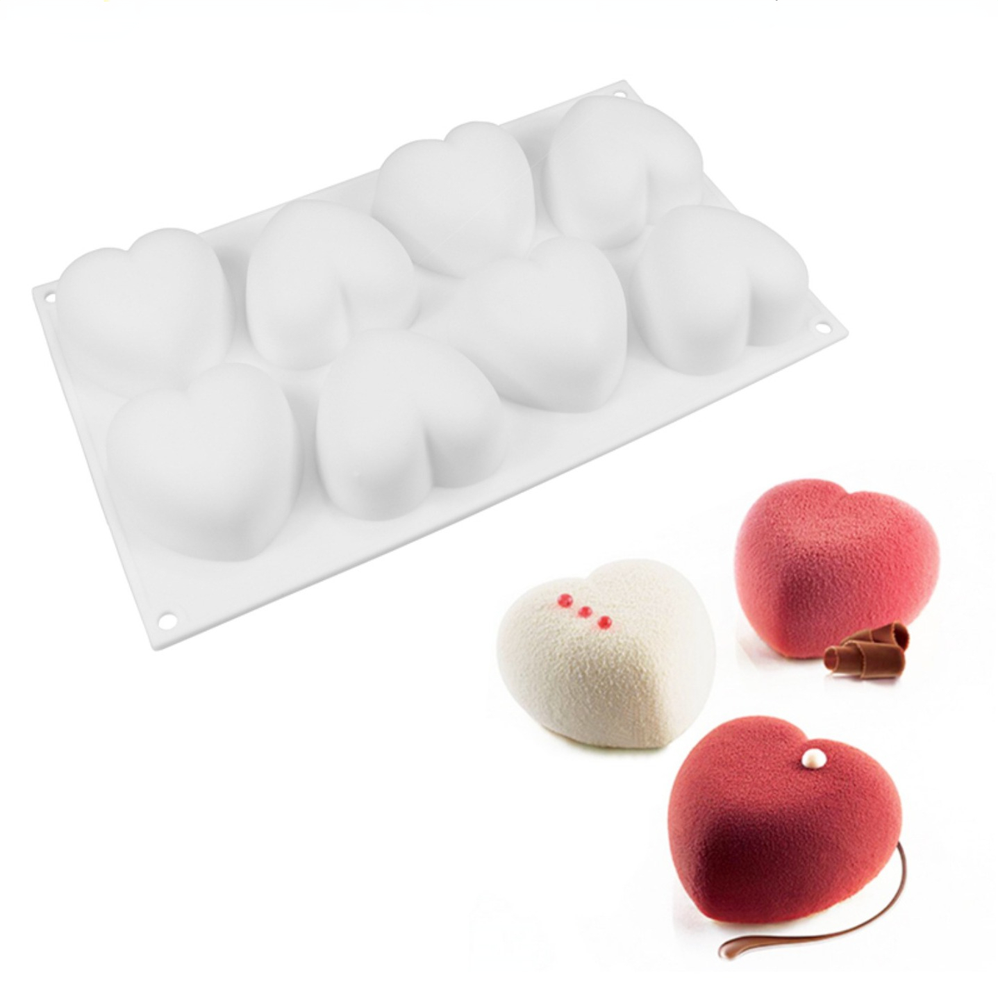 Love Heart Silicone Soap Mold  - огляд і ціна Soap Making Kit For Beginners
