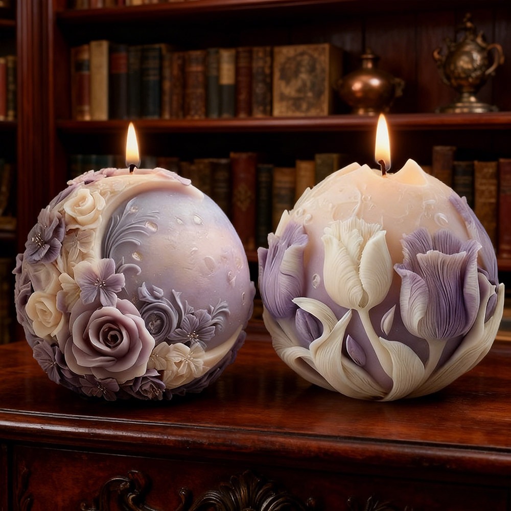 Moon Rose Tulip Ball Candle Si - огляд і ціна Soap Making Instructions