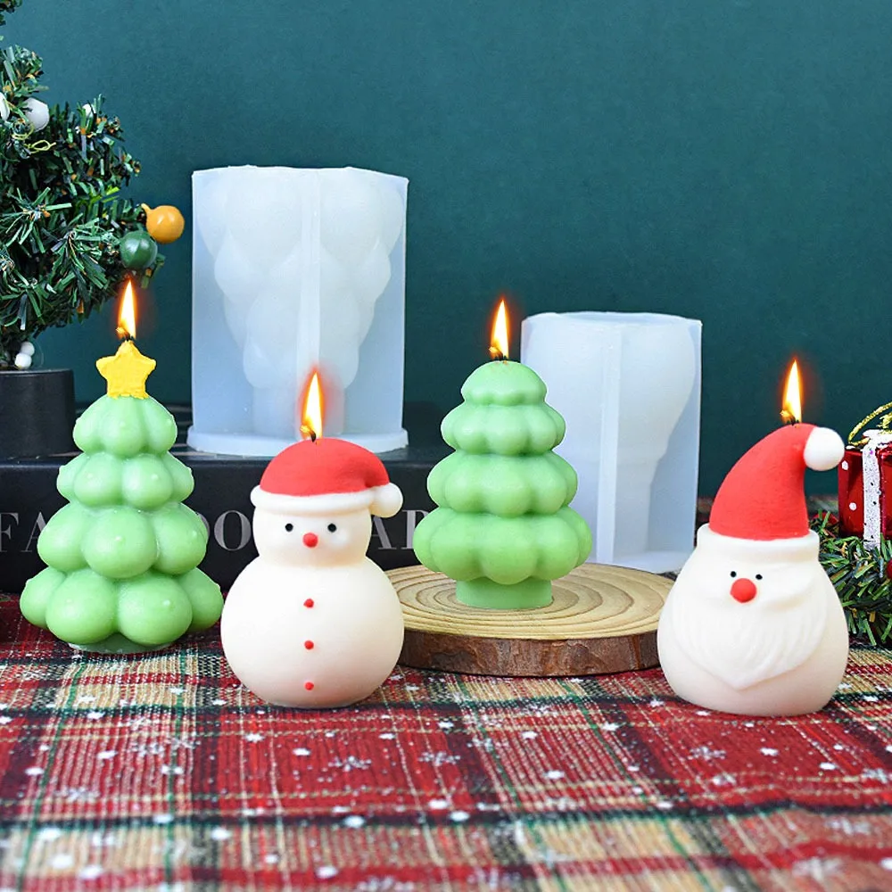 Cream Star Tree Candle Silicon - огляд і ціна Soap Making Gifts