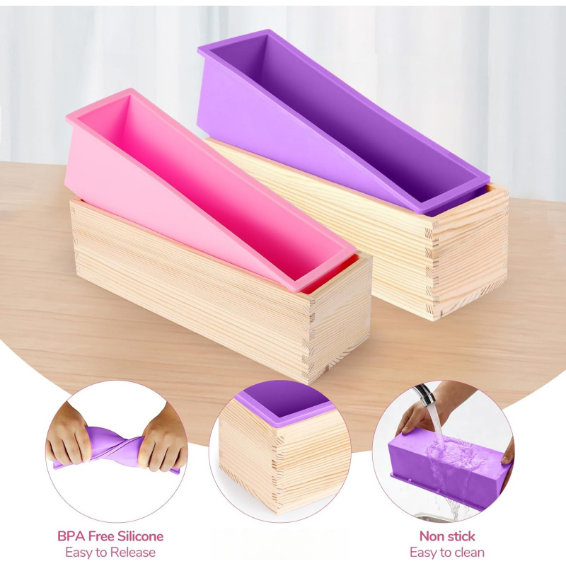 1 Pieces42Ounce soap mold with - огляд і ціна Soap Making Diy Kit