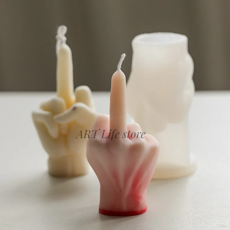 3D Finger Silicone Candle Mold - огляд і ціна Soap Making Gifts